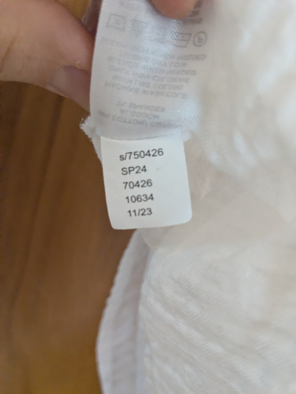 LOFT White Crinkle Dolman Button-Down Shirt - Picture 7 of 11